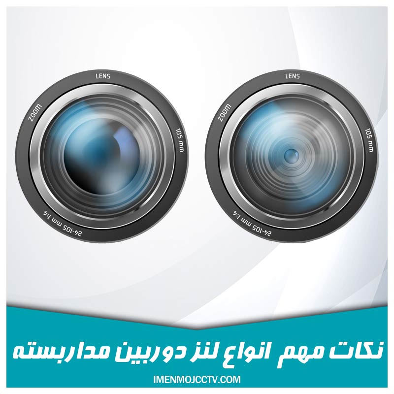 لنز دوربین مداربسته